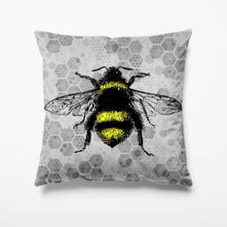 Honeycomb Bee New Garden Cushion - Waterproof Outdoor Water Resistant Cushions Pillows 18 - thumbnail 1