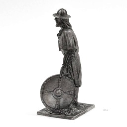 Tin 54mm German Infantryman Xiv Century Metal Figurine 132 Scale - thumbnail 2