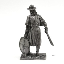 Tin 54mm German Infantryman Xiv Century Metal Figurine 132 Scale - thumbnail 3