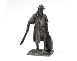Tin 54mm German Infantryman Xiv Century Metal Figurine 132 Scale - thumbnail 1