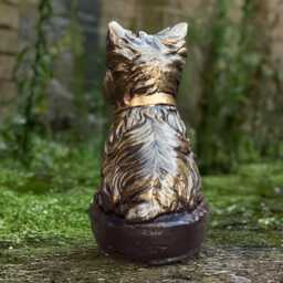 Outdoor Westie Dog Figurine Concrete Statue Garden Yorkshire Terrier Ornament Memorial Art Animal Decoration Pet Lover Gift - thumbnail 4