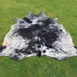 Genuine Black & White Cowhide-Exotic Cow Skin Rug For Western Home Decor-Luxury Cowhide Floor Area Rug-Brazilian Cowhide-Large - thumbnail 3