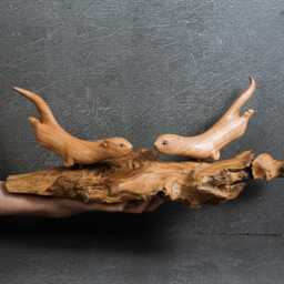 Otter Couple Sculpture 14 - thumbnail 4