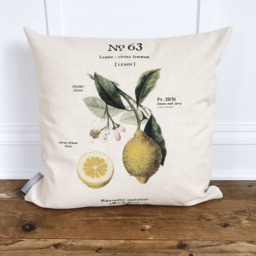 Lemon Botanical Pillow Cover - thumbnail 1