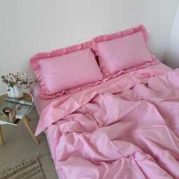 Barbie Pink Ruffle Cotton Bedding Set Duvet Cover, Pillowcases - thumbnail 3