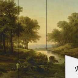 River Sunset - Removable Wallpaper, Repositionable, Nursery, Renters Design, Peel & Stick, Wall Mural, Reusable, Paper #42 - thumbnail 3