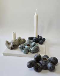 Modern Unique Ceramic Candle Holder - thumbnail 1