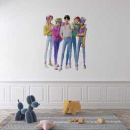 Kpop Boy Band - 739mm - Kpop Wall Sticker Set - thumbnail 3