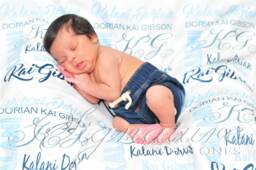 Personalized Baby Blanket, Monogramed Name Swaddle Shower Gift, Newborn Photo Prop, Boy Gift