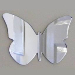 Butterfly Large Acrylic Mirror Wall Art - Many Sizes, Plain Or Personalised Engraving - thumbnail 2
