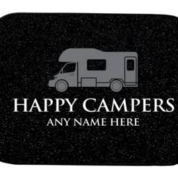 Happy Campers Personalised Campervan Motorhome Door Mat 44cm X 32cm Van Life Accessories - thumbnail 4