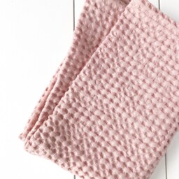 Woodrose Linen Waffle Bath Towels/ Face, Hand, Body Towel Set/Soft & Fluffy Towels/Quality Spa Towels/Absorbent - thumbnail 3