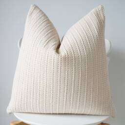 Neutral Striped Pillow Cover - thumbnail 3