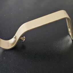 16/19mm Matt Gold Curtain Pole Wall Bracket - thumbnail 3
