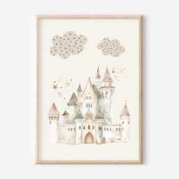 Set Of Pretty & Muted Princess, Fairytale Unicorn Gallery Wall Prints For A Playroom, Girls Bedroom Or Nursery - Unframed - thumbnail 3