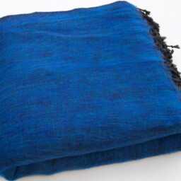 Handmade Yak Wool Blend Blanket Large Nepal Travel Wrap - thumbnail 2