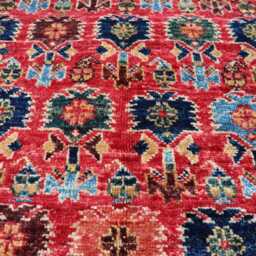3'3x4'10 New Kazak Brand Farmhouse Rug, Handmade Medallion Wool Area Afghan Luxury Design Bedroom Livingroom Office D??cor Rug - thumbnail 3