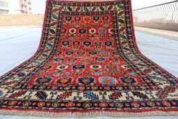 3'3x4'10 New Kazak Brand Farmhouse Rug, Handmade Medallion Wool Area Afghan Luxury Design Bedroom Livingroom Office D??cor Rug