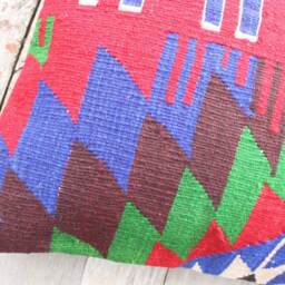 4060cm Rectangle Vintage Kilim Cushion Cover Handwoven - thumbnail 2