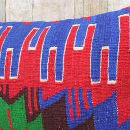 4060cm Rectangle Vintage Kilim Cushion Cover Handwoven - thumbnail 3