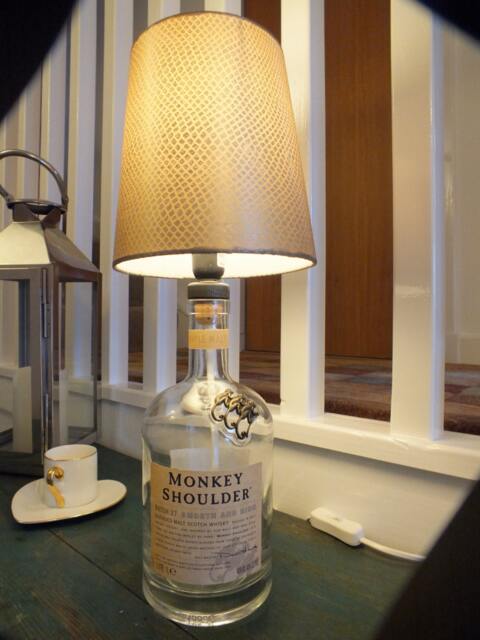 Monkey Shoulder Whisky Bottle Table Lamp Without Shade - image 1