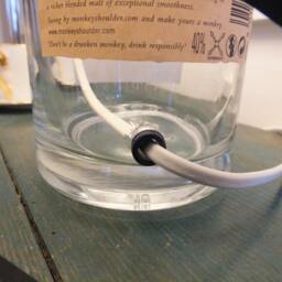 Monkey Shoulder Whisky Bottle Table Lamp Without Shade - thumbnail 3
