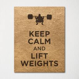 Keep Calm & Lift Weights - Fine Art Print Choice Of Color Purchase 3 Receive 1 Free Custom Prints Available - thumbnail 3