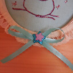 The Embroidered Sparkling Snowman Wall Hanging - thumbnail 2