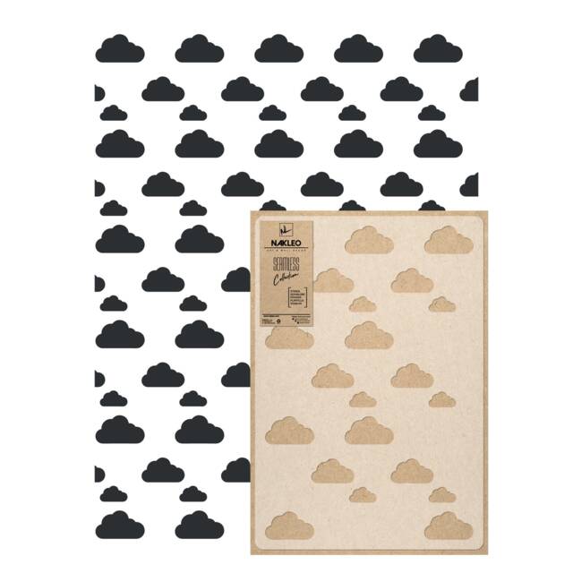 Cloud Wall Painting Stencil Reusable Kids Room Decor - 59x95 cm - image 1