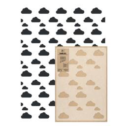 Cloud Wall Painting Stencil Reusable Kids Room Decor - 59x95 cm - thumbnail 1