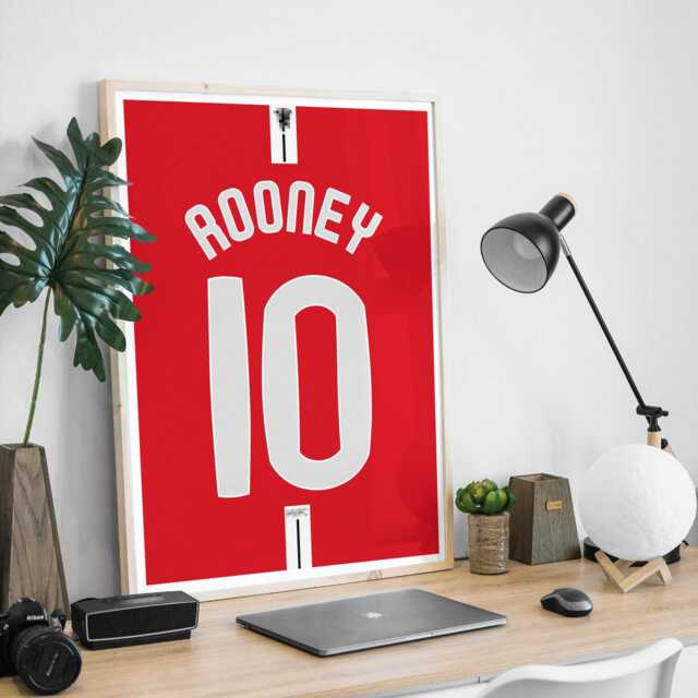 Manchester United Wayne Rooney Poster - Poster Plus