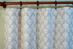 "Pair 25 Or 50"" Wide Panels Premier Prints Madison Damask Bella Pink Rod Cafe Curtains Drapes Taupe 24 63 72 84 96 108 120"