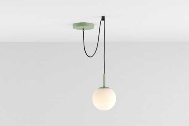 Zoe Ceiling Pendant Hanging Light Olive Green Kitchen Island Fixture Lamp Shade - image 1