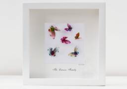 Handmade Framed Personalised Family Art Picture - thumbnail 1