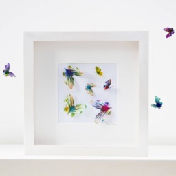 Handmade Framed Personalised Family Art Picture - thumbnail 2