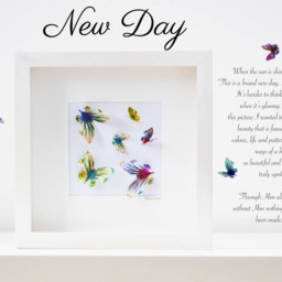 Handmade Framed Personalised Family Art Picture - thumbnail 3