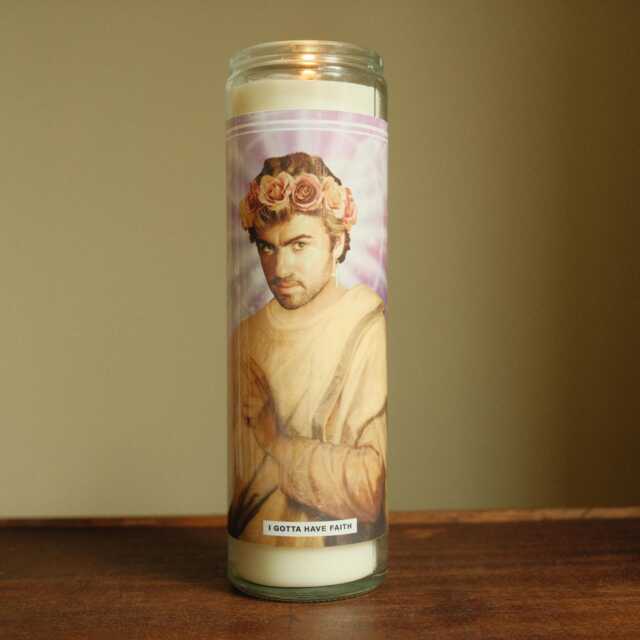 Saint George Prayer Candle Scented Vegan Soy Wax, 120Hr Burn - image 1