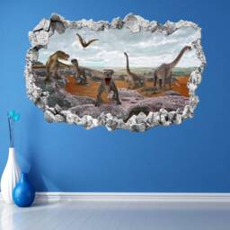 Dinosaurs Wall Decal Sticker Mural Poster Print Art Kids Bedroom Nursery Decor Kr56 - thumbnail 3