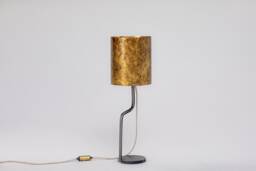 Handmade Brass Table Lamp Organic Industrial Light - thumbnail 1