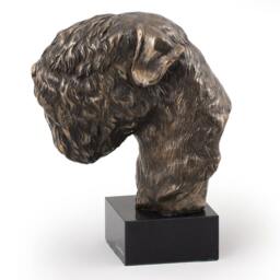 Black Russian Terrier, Dog Marble Statue, Limited Edition, Artdog. Made Of Cold Cast Bronze. Solid, Perfect Gift. Limited Edition - thumbnail 2