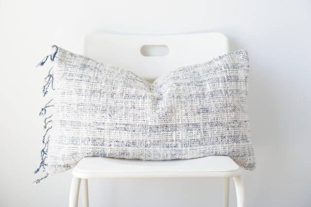 Tribal Hemp Hand Woven Natural Dye Color Pillow Cover - image 1