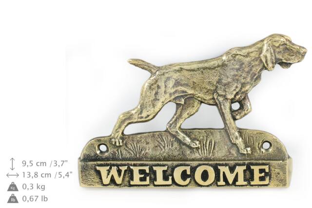 Weimaraner, Dog Welcome, Hanging Decoration, Limited Edition, Artdog - image 1