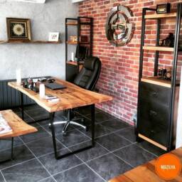 Live Edge Walnut Dining Table , Rustic Farmhouse Solid Wood With Custom Options - thumbnail 4