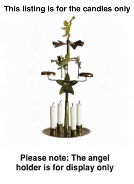 Angel Chimes Candles 20 Pack, 12 Colours, 90 Minute Burn - Delivery Duty Paid To Usa - image 1