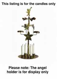 Angel Chimes Candles 20 Pack, 12 Colours, 90 Minute Burn - Delivery Duty Paid To Usa - thumbnail 1