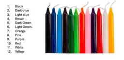 Angel Chimes Candles 20 Pack, 12 Colours, 90 Minute Burn - Delivery Duty Paid To Usa - thumbnail 2