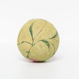 Hand Painted Flower Decorated Egg, Carnation Decoration, Collectible Free Standing Decoration - thumbnail 4