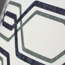 Retro Geometric Scandinavian Lampshade, Handmade For Ceiling Or Lamp Base, 20cm To 50cm Diameters - thumbnail 3