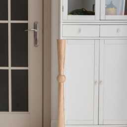 Handmade Wooden Table Leg Unfinished Ash, Oak, Birch - 870mm - thumbnail 3