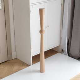 Handmade Wooden Table Leg Unfinished Ash, Oak, Birch - 870mm - thumbnail 2